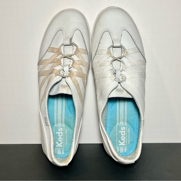 Womens KEDS Ortholite White Slip On Comfort Sneakers / Size 10 - Picture 5 of 8